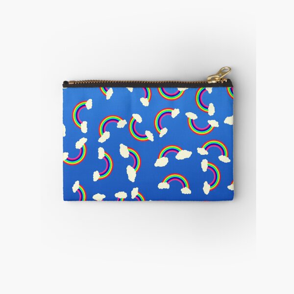 Item preview, Cute and Colorful Rainbow Pattern on Blue designed and sold by Blkstrawberry.