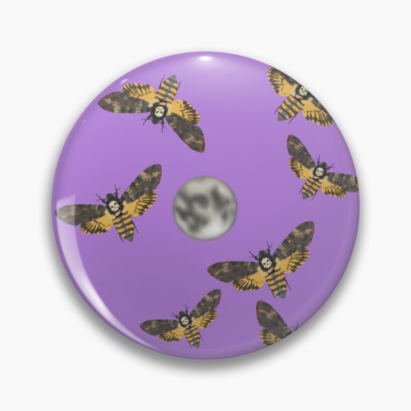 Item preview, Death's Head Moth and Moons Purple designed and sold by Ashley Gagnon.