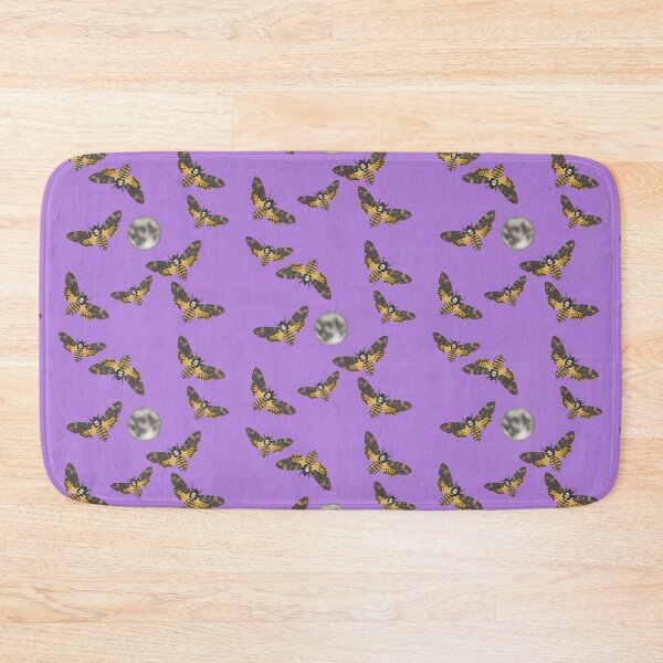 Item preview, Death's Head Moth and Moons Purple designed and sold by Ashley Gagnon.