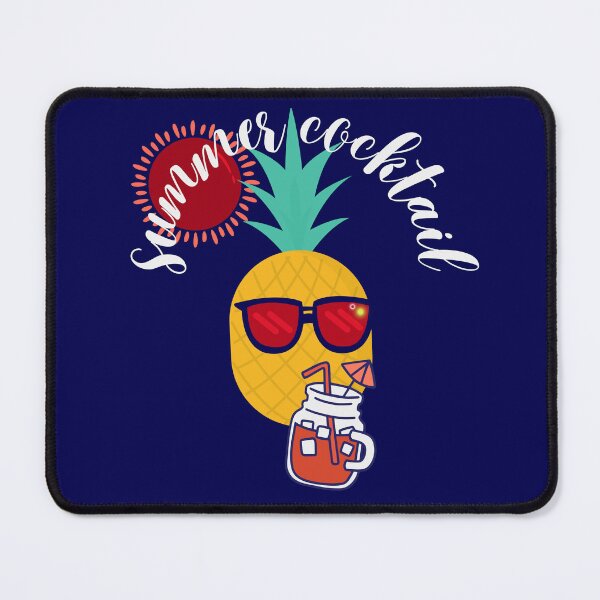 Item preview, Summer Cocktail, funny pineapple enjoying the summer and wearing sunglasses. designed and sold by Malogue.