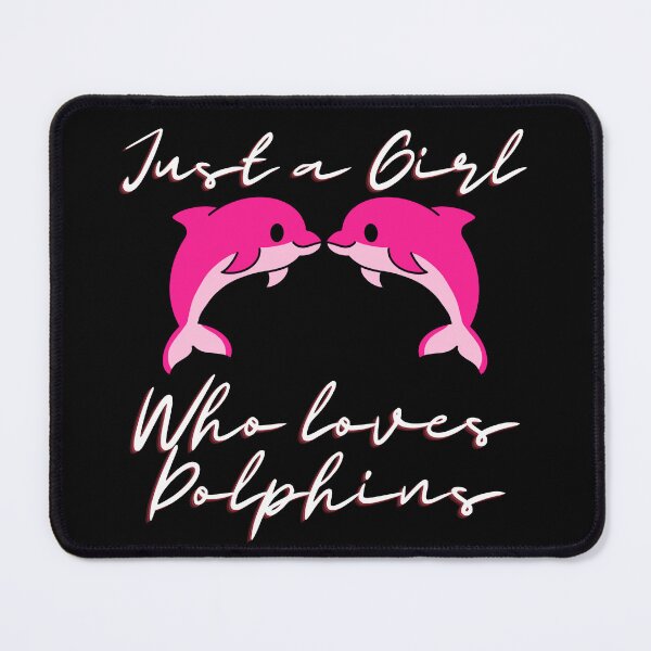 Item preview, Just a girl who loves dolphins, Pink Baby Girl Birthday Baby Shower Gift Idea Design designed and sold by barretp27.