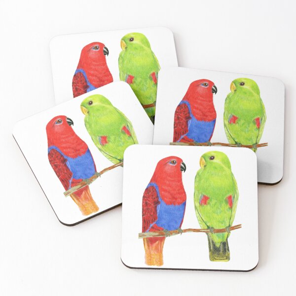 Item preview, Eclectus Parrots designed and sold by KC Morcom.