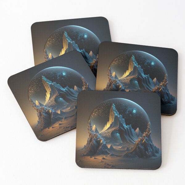 Item preview, Dark Fantasy Art, Distant Ice Cave designed and sold by Fantasy Masterpiece.