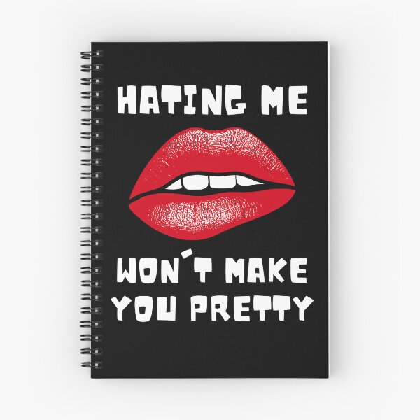 Item preview, Hating Me Wont Make You Pretty, Hot Red Lips Fun and Funny Birthday Gift Idea Art Design designed and sold by barretp27.
