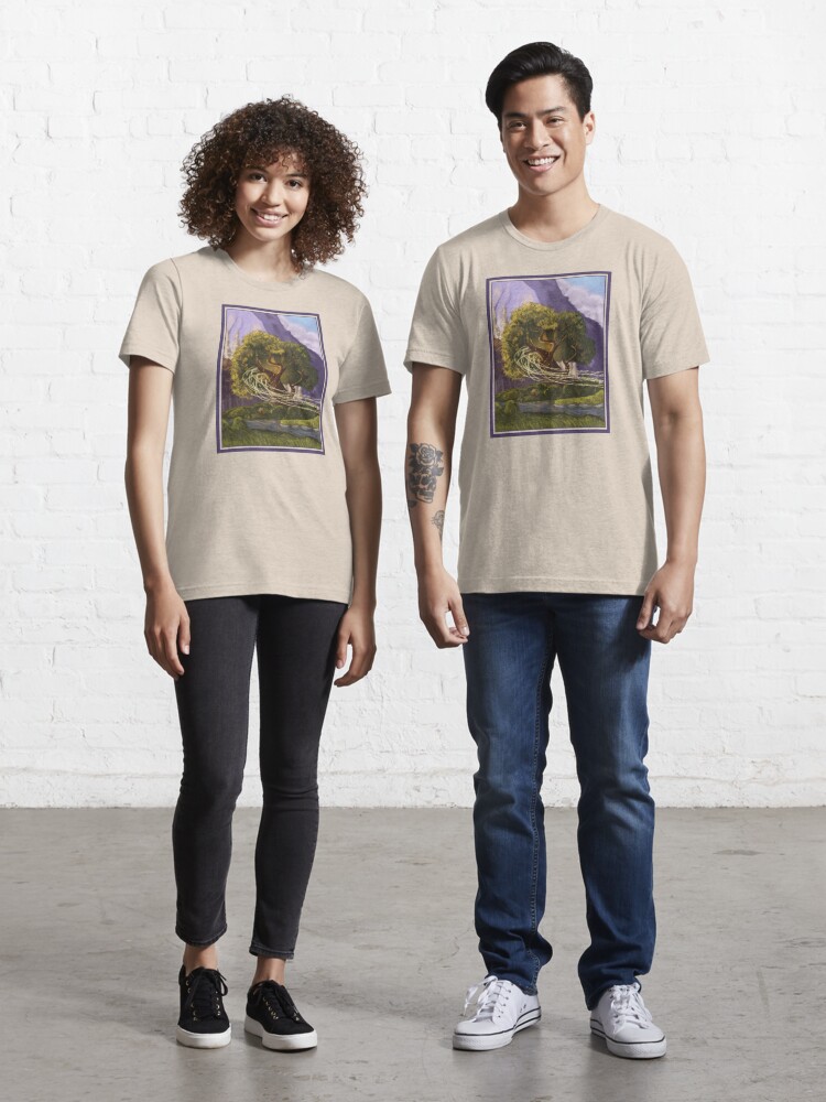 pixie hollow (large ver.) (orig. postage stamp)" T-shirt Sale by workofari | Redbubble | tree t-shirts - fairies t-shirts - pixies t-shirts