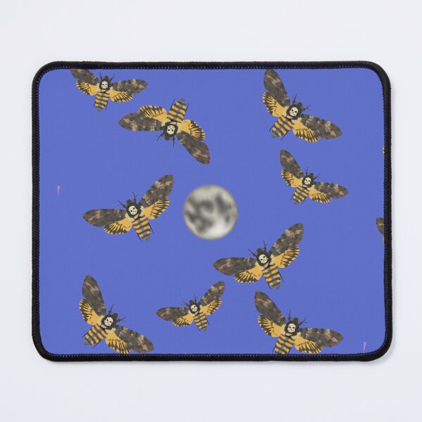 Item preview, Death's Head Moth and Moons Blue 1 designed and sold by Ashley Gagnon.