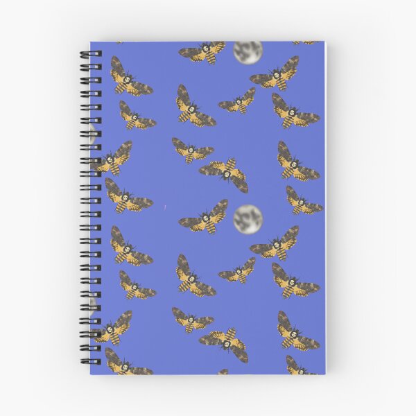 Item preview, Death's Head Moth and Moons Blue 1 designed and sold by Ashley Gagnon.