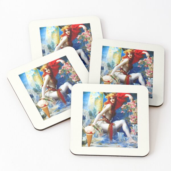 Item preview, I AM HERE FOR THE FREE ICE CREAM COLLAGE designed and sold by CONTRAPINK.