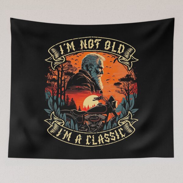Item preview, I M Not Old I M A Classic Motorcycle Man designed and sold by druckfun.