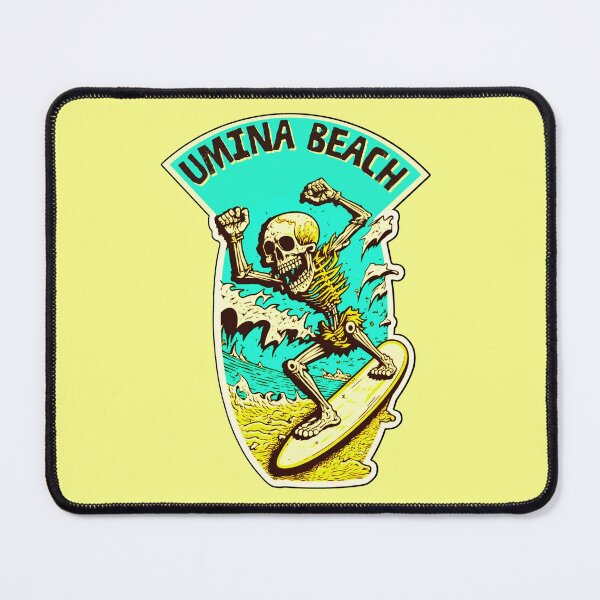 Item preview, Umina Beach Skeleton Surfer designed and sold by Fallowfields.