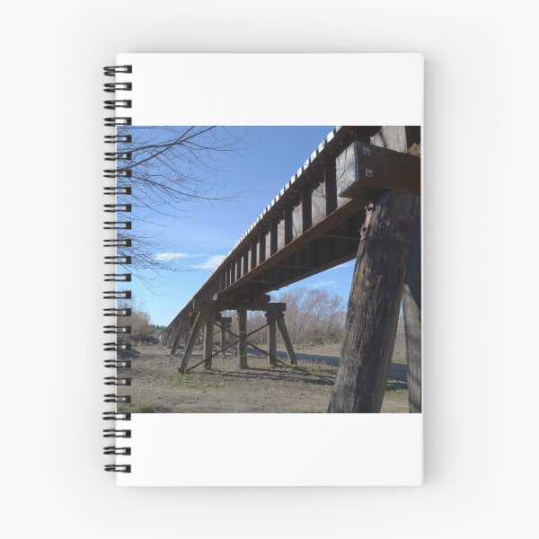 Item preview, Railway Bridge crossing river bed designed and sold by WickedAV.