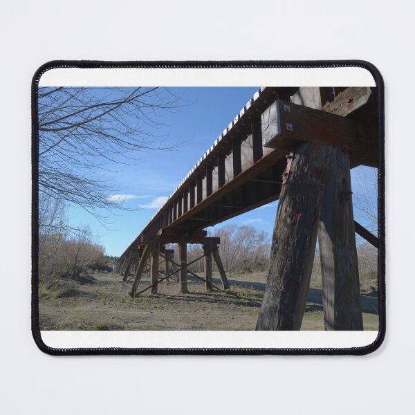 Item preview, Railway Bridge crossing river bed designed and sold by WickedAV.