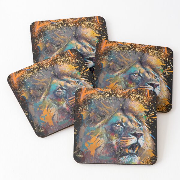 Item preview, lion face painting designed and sold by Elnica.