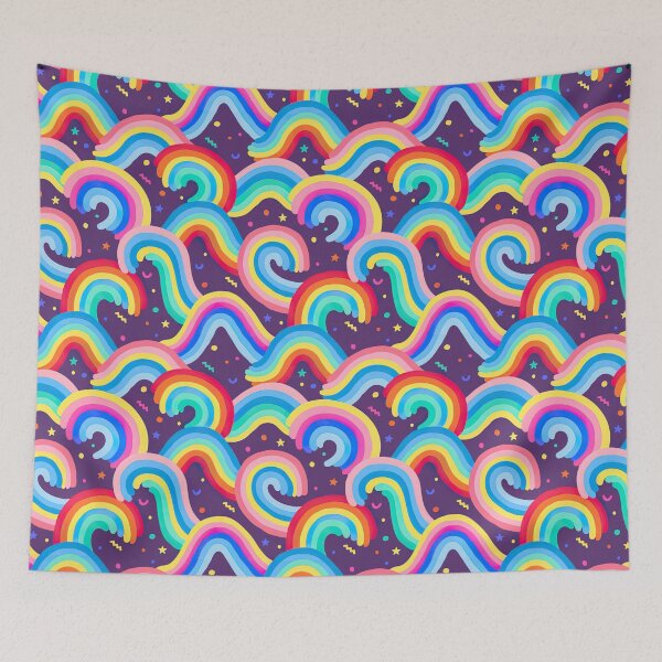 Item preview, Rainbow Pattern, Stars And Sprinkles designed and sold by graphic-genie.