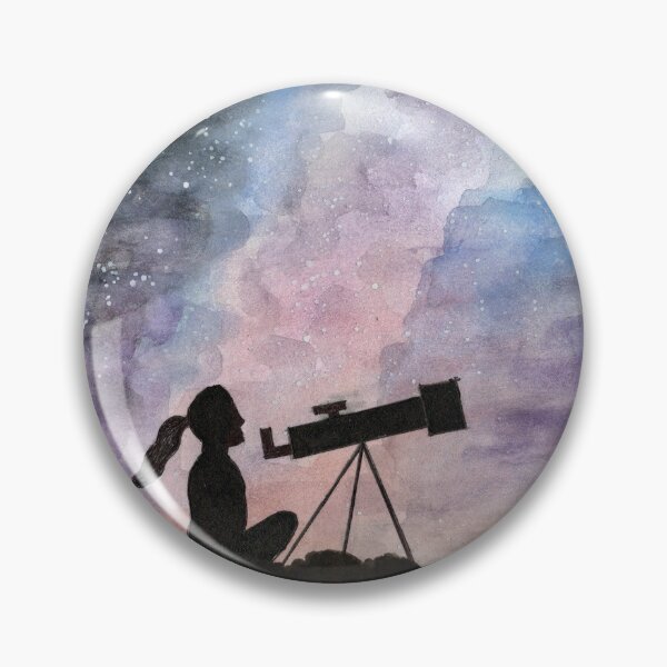 Artikelvorschau, Aquarell Galaxy Stargazer entworfen und verkauft von Bright-Skies.