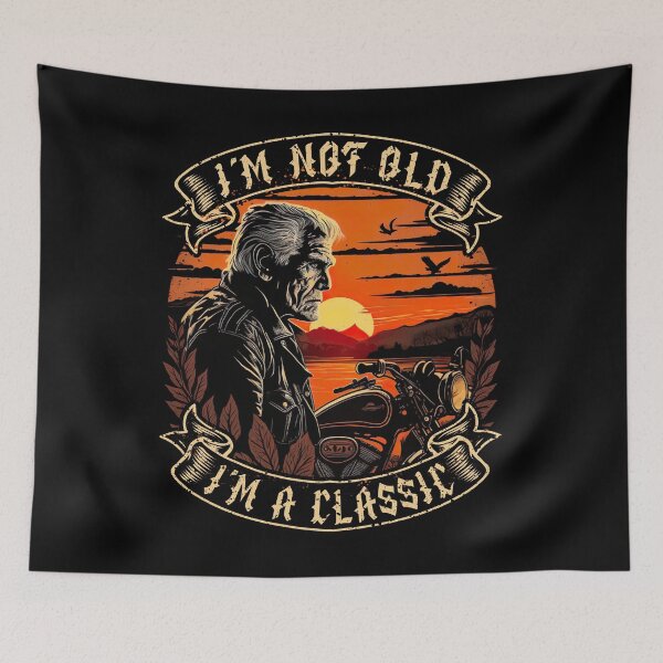 Item preview, I M Not Old I M A Classic Motorcycle Man designed and sold by druckfun.