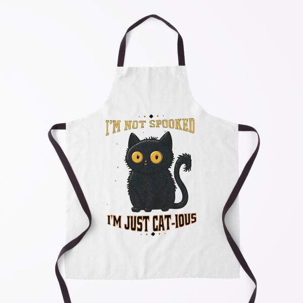 Item preview, I'm not spooked, I'm just Cat-ious designed and sold by Brushpalette888.