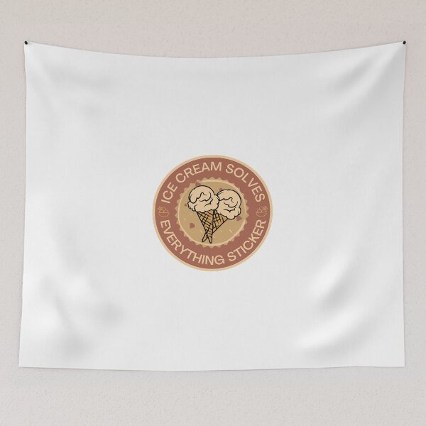 Item preview, Ice Cream Solvers Everything Sticker designed and sold by Calyari.