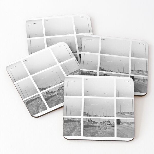 Item preview, Earthquake Damaged Bridge Collage designed and sold by WickedAV.