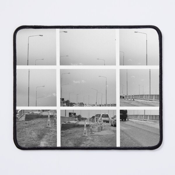 Item preview, Earthquake Damaged Bridge Collage designed and sold by WickedAV.