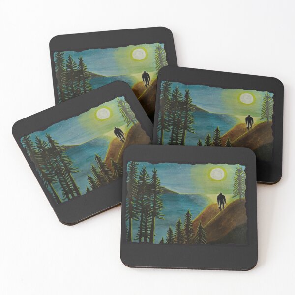 Item preview, Nocturnal Creature - Sasquatch Bigfoot Art designed and sold by Carol Ochs.