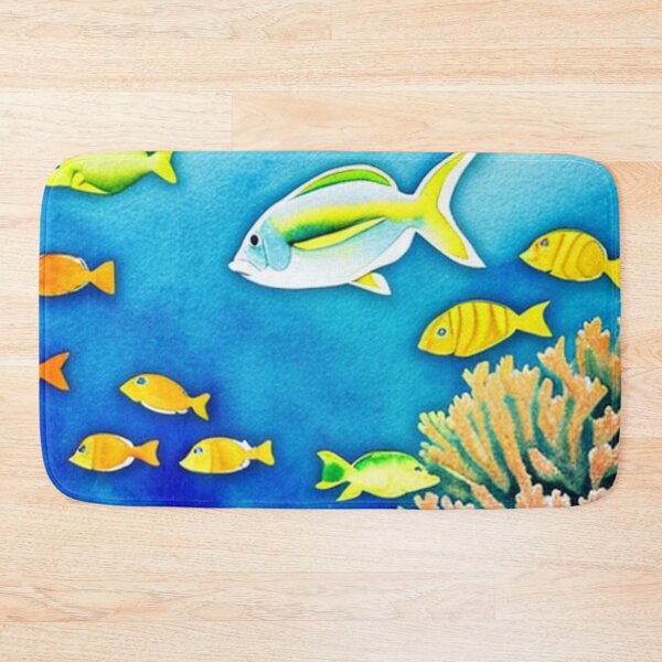 Item preview, Ocean Life in Watercolor designed and sold by SquishStitches.