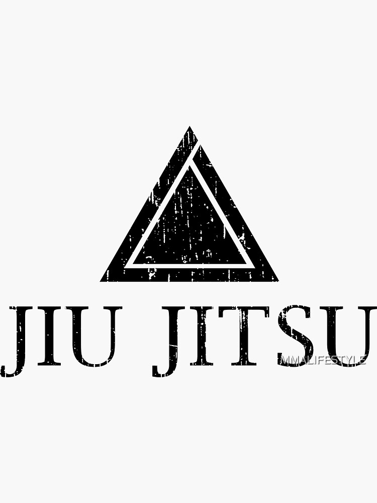 "JIU JITSU TRIANGLE" Sticker by MMALIFESTYLE Redbubble