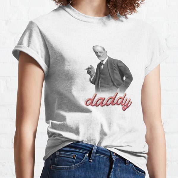 Sigmund Freud daddy psyhology design Classic T-Shirt