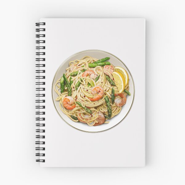 Item preview, Garlic Prawn Linguine with Asparagus designed and sold by keepo.