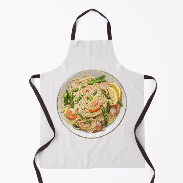 Item preview, Garlic Prawn Linguine with Asparagus designed and sold by keepo.