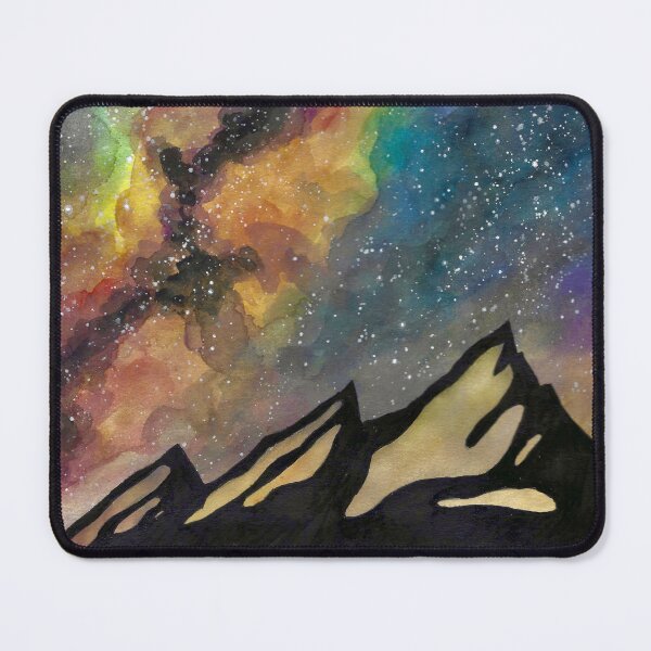 Item preview, Watercolor Galaxy Flatirons designed and sold by Bright-Skies.