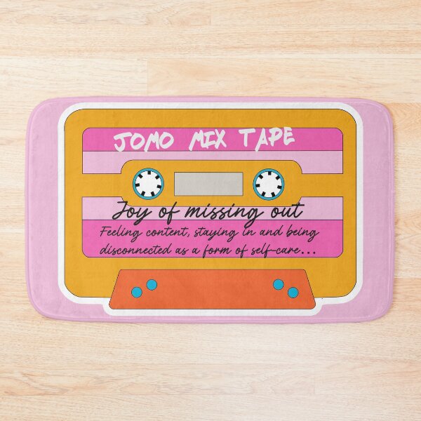 Item preview, JOMO Joy Of Missing Out Mix Tape PINK designed and sold by OKObjects.