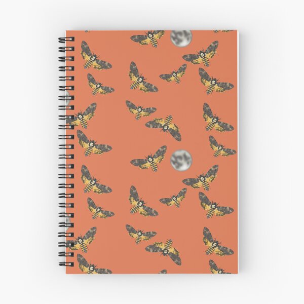 Item preview, Death's Head Moth and Moons Orange designed and sold by Ashley Gagnon.