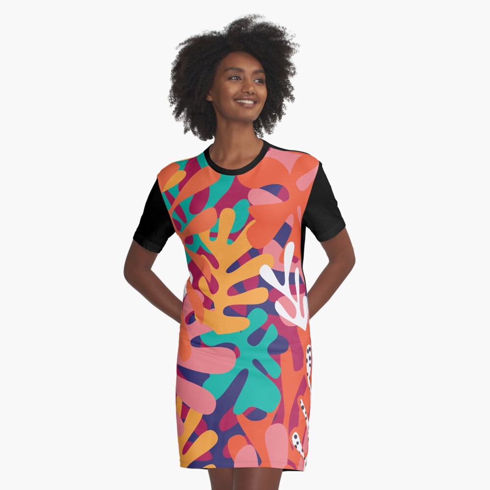 Matisse Pattern 006 Graphic T-Shirt Dress