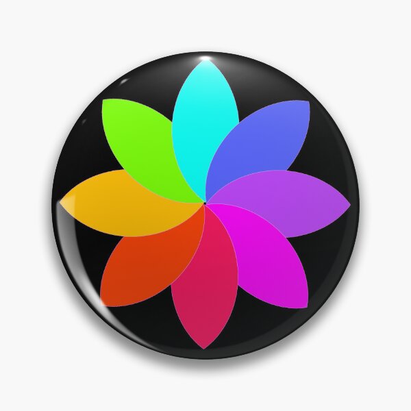 Artikelvorschau, Regenbogenblume - Blüte - Blumen - Grafik entworfen und verkauft von TShirtsundMehr.