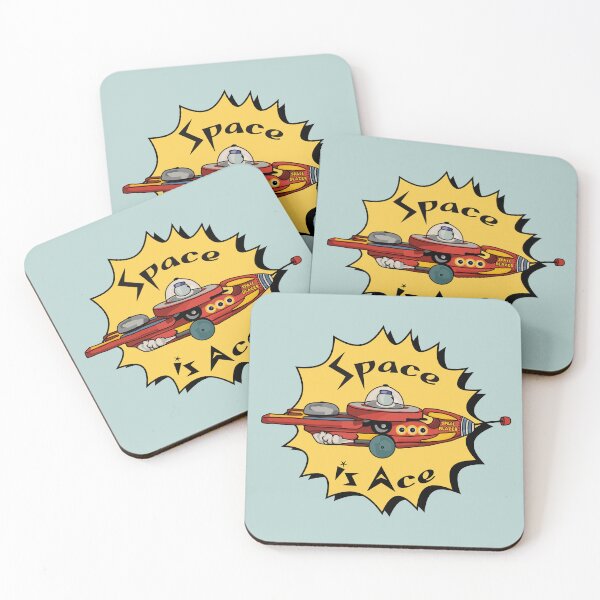 Item preview, Vintage Space Blazer Toy Rocket - Space is Ace designed and sold by Unhinged Heather.