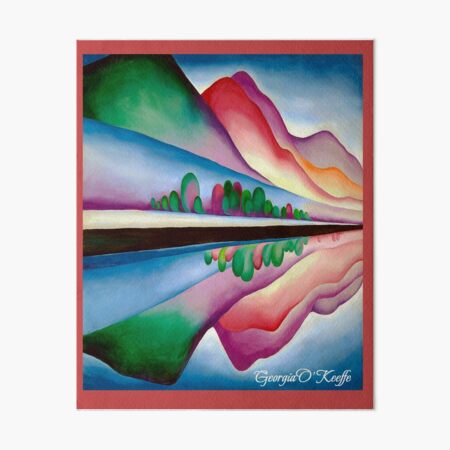 Famous Artist: Georgia O'Keeffe - Lake George Reflection
