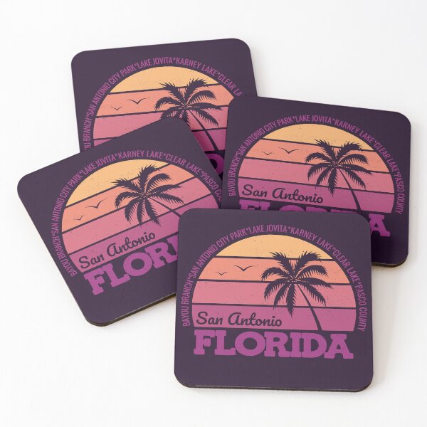 Item preview, San Antonio Florida Sunset Retro Vintage Local Pride Logo designed and sold by CRHPOD20.