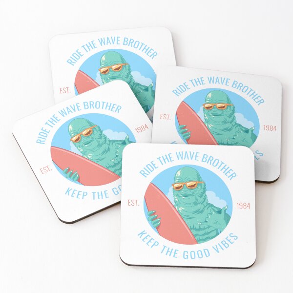 Item preview, Ride The Wave Brother - Surfing Monster designed and sold by Tiptopteess.