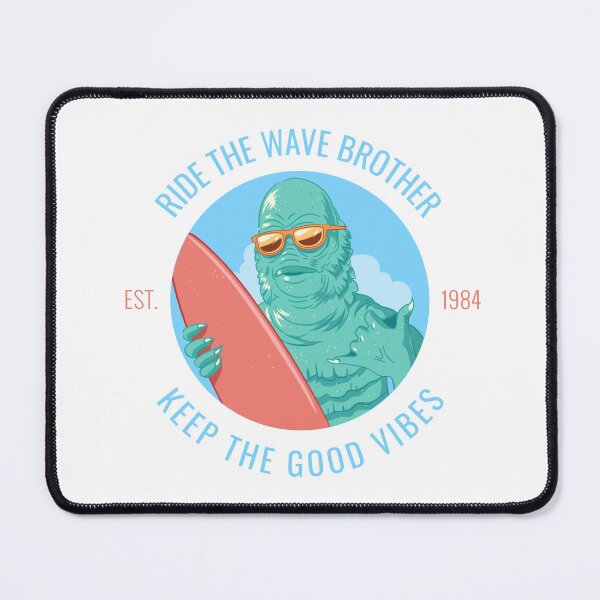 Item preview, Ride The Wave Brother - Surfing Monster designed and sold by Tiptopteess.