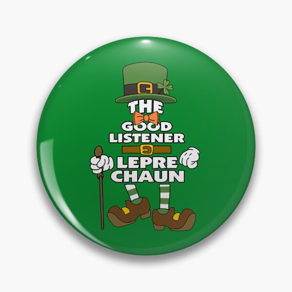 Item preview, The Good Listener Leprechaun St Patrick's Day Celebration Matching Outfits Group Attire designed and sold by onicon.