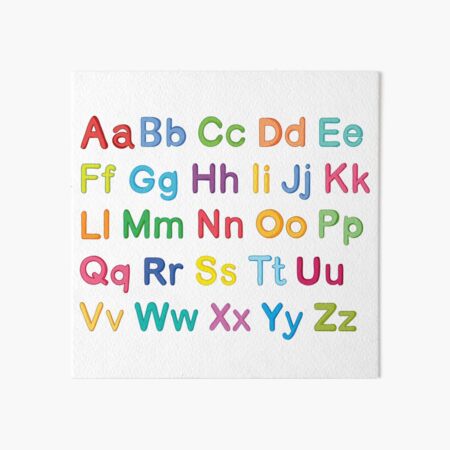 Alphabet Lore Series Art Board Print for Sale by Ezz-Design