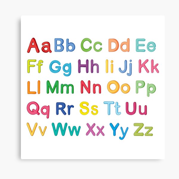 all alphabet lore kids Metal Print for Sale by fatimashop2023