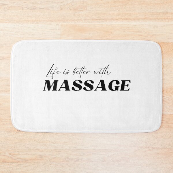 Artikelvorschau, Das Leben ist besser mit Massage. entworfen und verkauft von sirilakk.