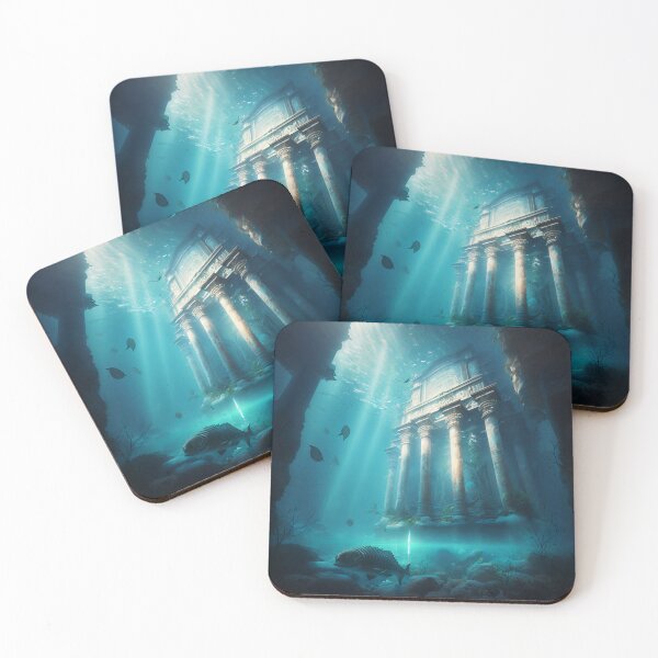 Item preview, Submerged Atlantis: A City of Marble Beneath the Waves designed and sold by oanaunciuleanu.