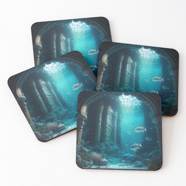 Item preview, Submerged Atlantis: A City of Marble Beneath the Waves designed and sold by oanaunciuleanu.