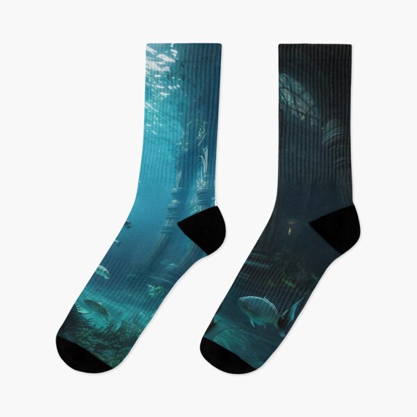 Item preview, Submerged Atlantis: A City of Marble Beneath the Waves designed and sold by oanaunciuleanu.