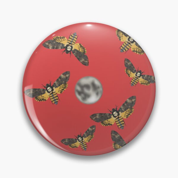 Item preview, Death's Head Moth and Moons Scarlet designed and sold by Ashley Gagnon.