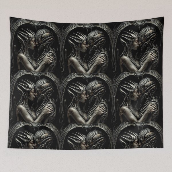 Item preview, The Embrace, Surreal Bio Mechanical, H.R. Giger Inspired designed and sold by tiberius1023.