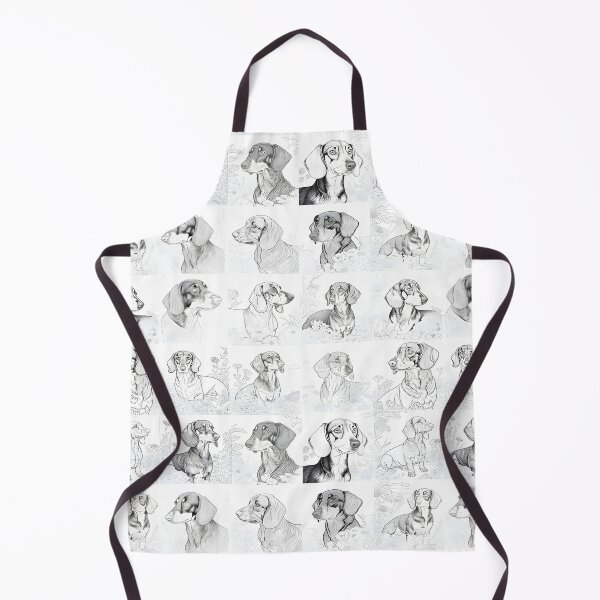 Item preview, Dachshund Repeating Pattern designed and sold by chamlogic.